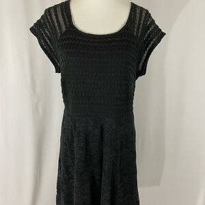 My Collection Black Lace Dress
